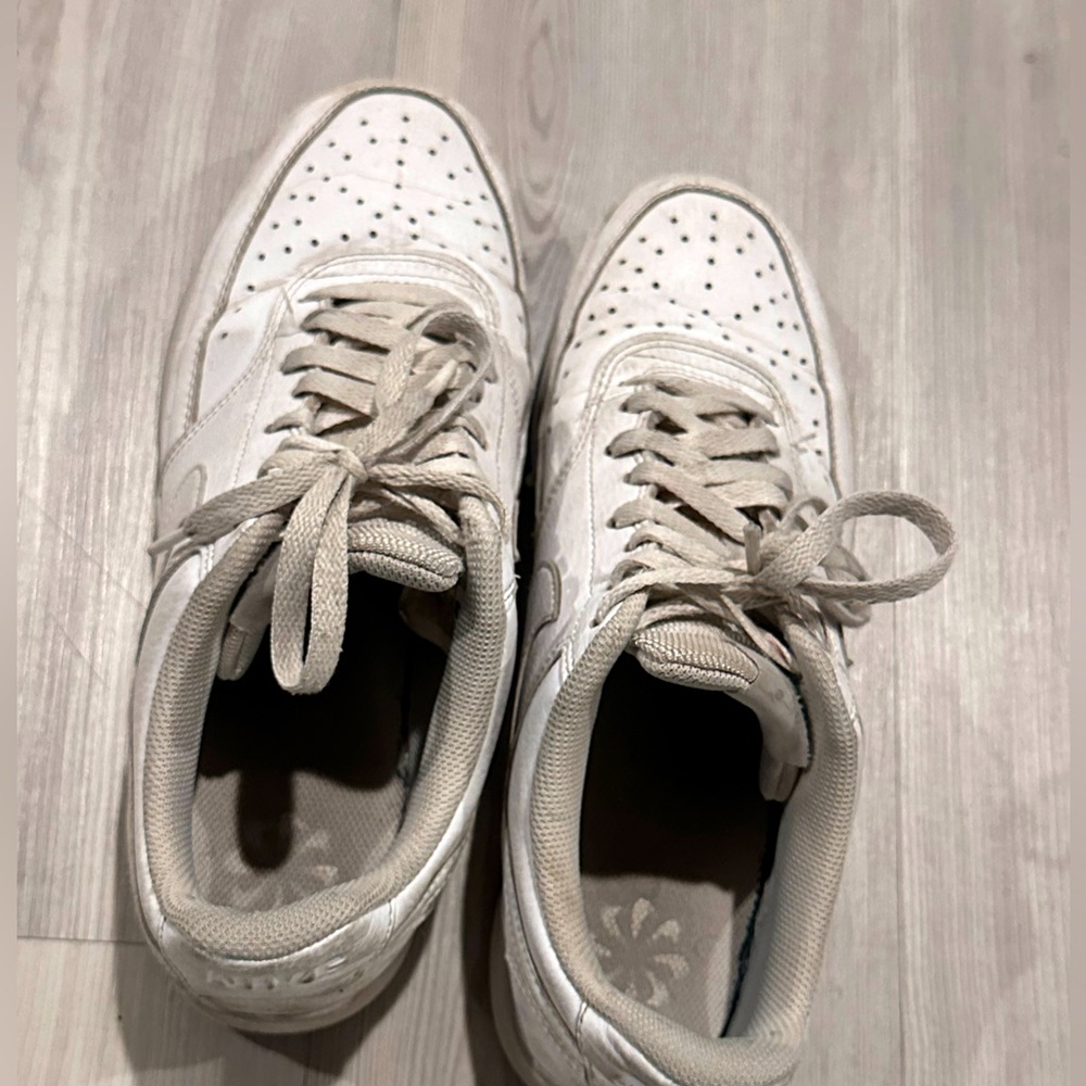 Basic white Nike sneakers